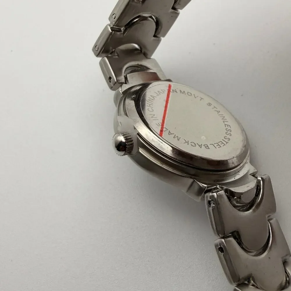 Elegant Bella & Rose Silver Quartz Ladies Bracelet Watch Working New Battery